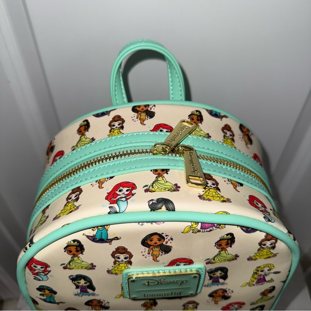 Disney Loungefly Young Princess AOP Backpack - Picture 5 of 6